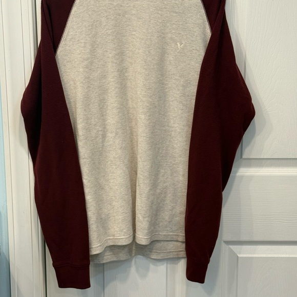 American Eagle Outfitters Tops - American Eagle Outfitters Cream Long Sleeve Shirt
